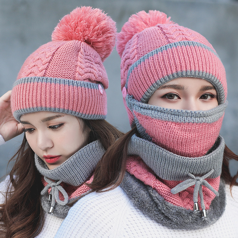 Women's Winter Ensemble (Beanie, Mask & Scarf)