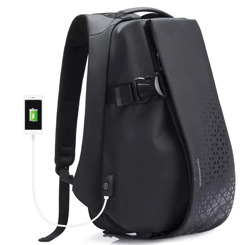 Men’s Fashion Trendy Design Large Capacity Backpack Casual Travel Bag
