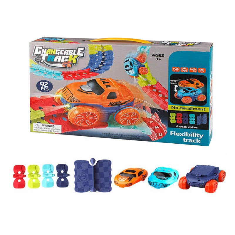 Variable Inverted High-speed Electric Track Car with Light