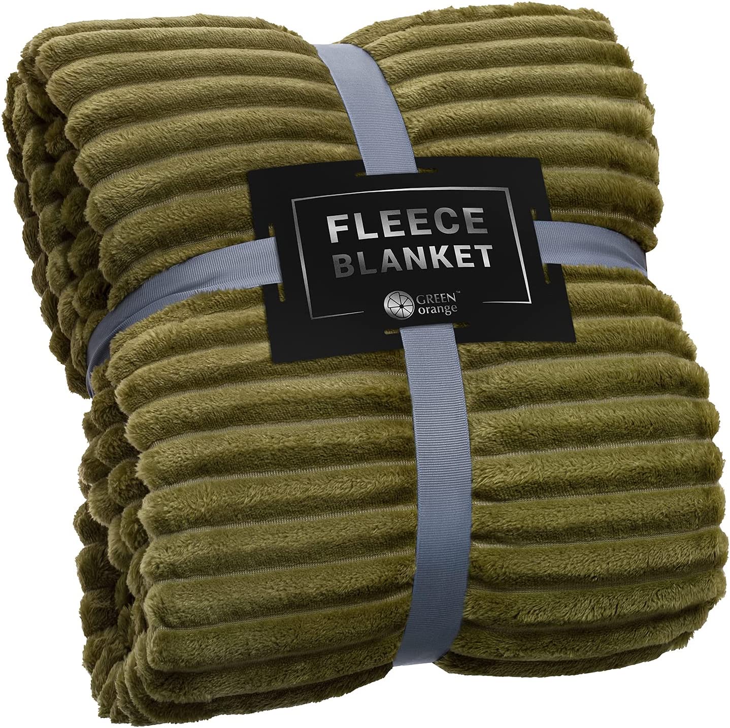 GREEN ORANGE Throw Blanket for Couch