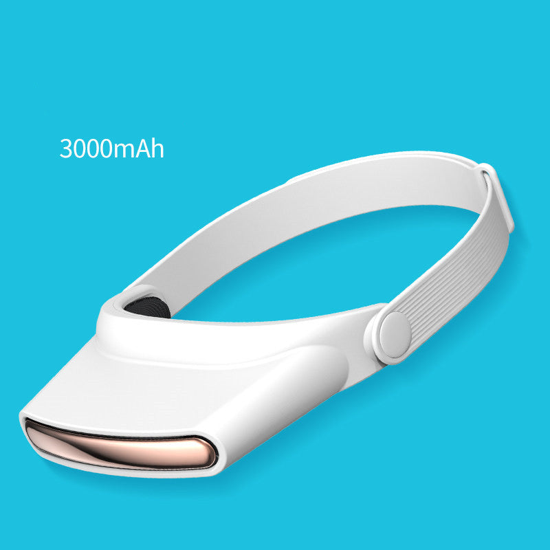 Rechargeable Lightweight Bladeless Fan Hat, with 3 Wind Speed, for Fishing, Running & More