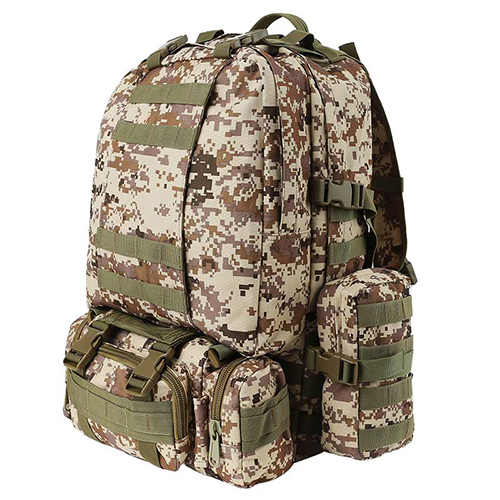 50L Camouflage Hunting Bag Hiking Camping Backpack