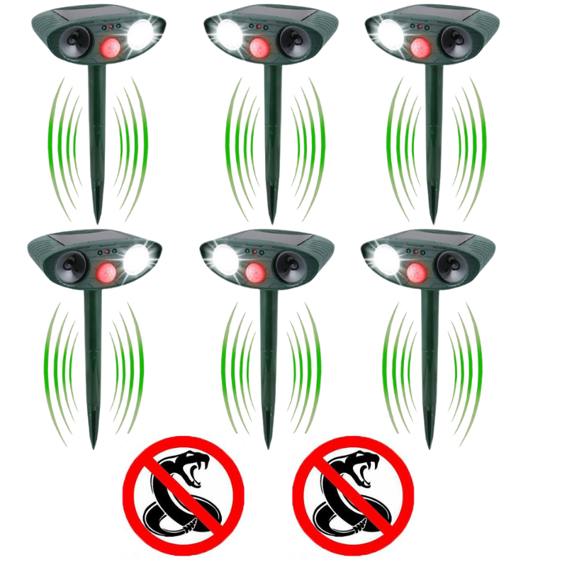 Ultrasonic Snake Repeller - Solar Powered - Get Rid of Snakes in 48 Hours