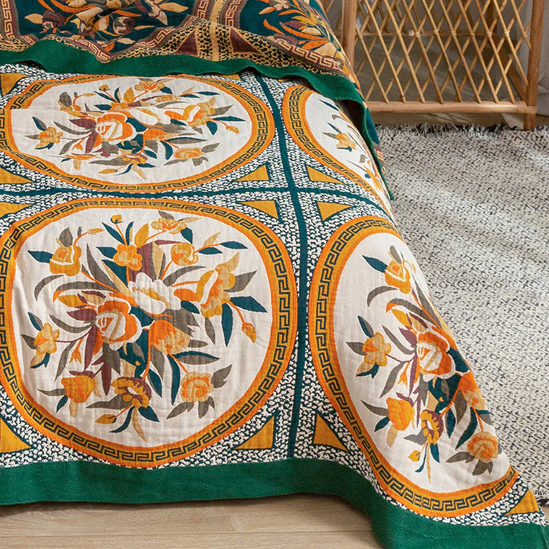 Cotton Queen Jacquard Soft Home Throw Blanket