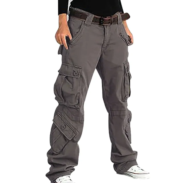 Women's Casual Army Cargo Military Combat Hiking