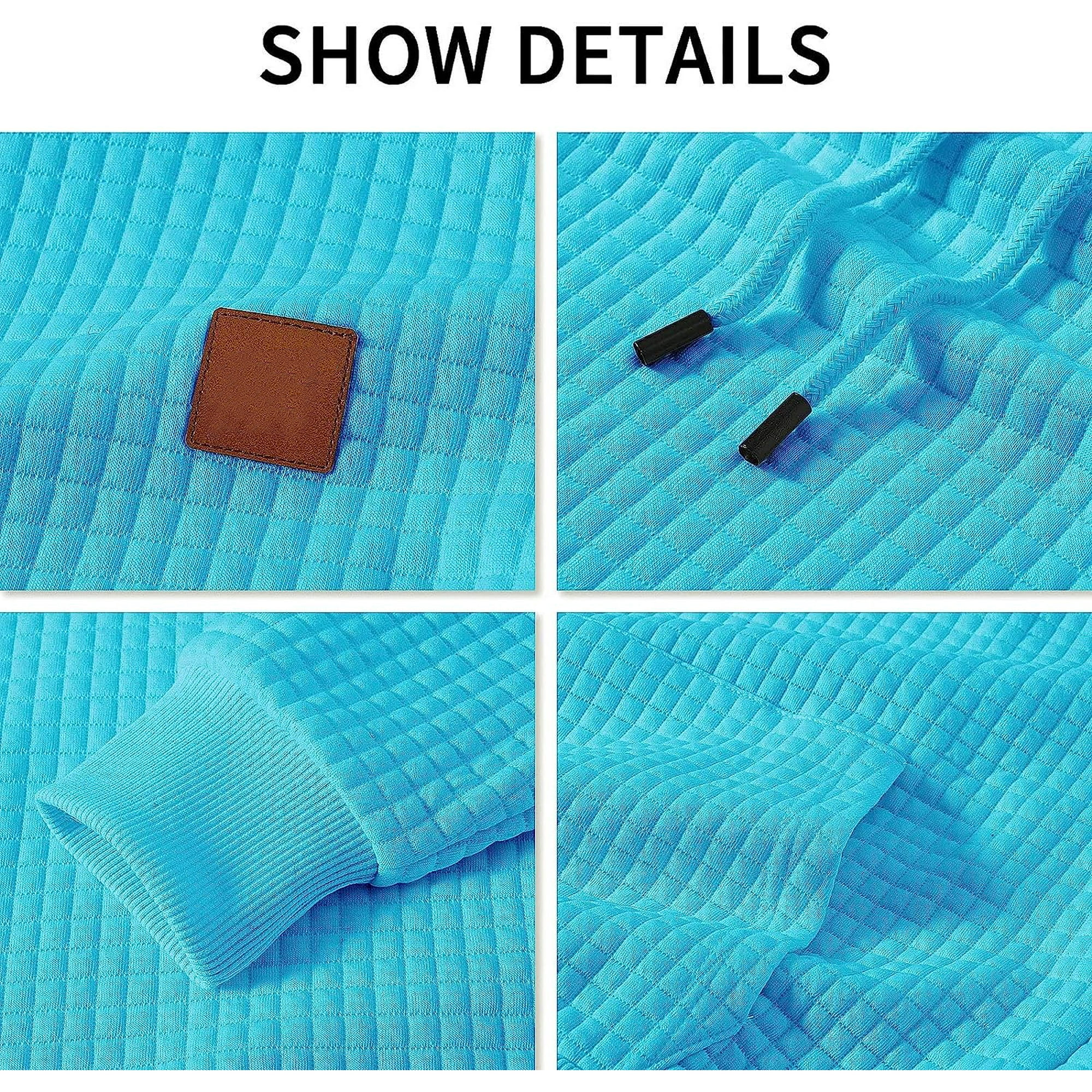 Men's Pullover Plaid Jacquard Hoodie