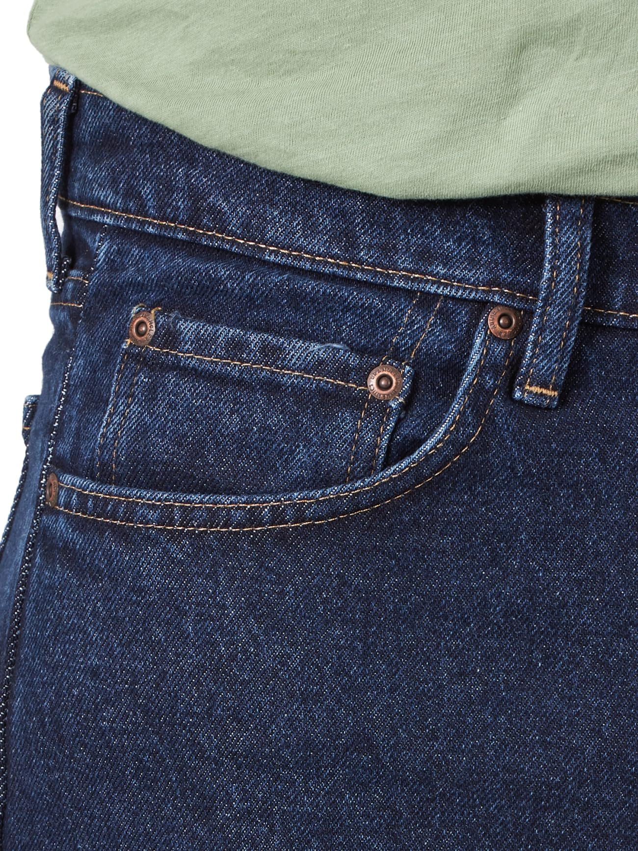 Men's Classic Five-Pocket Loose Stretch Jeans