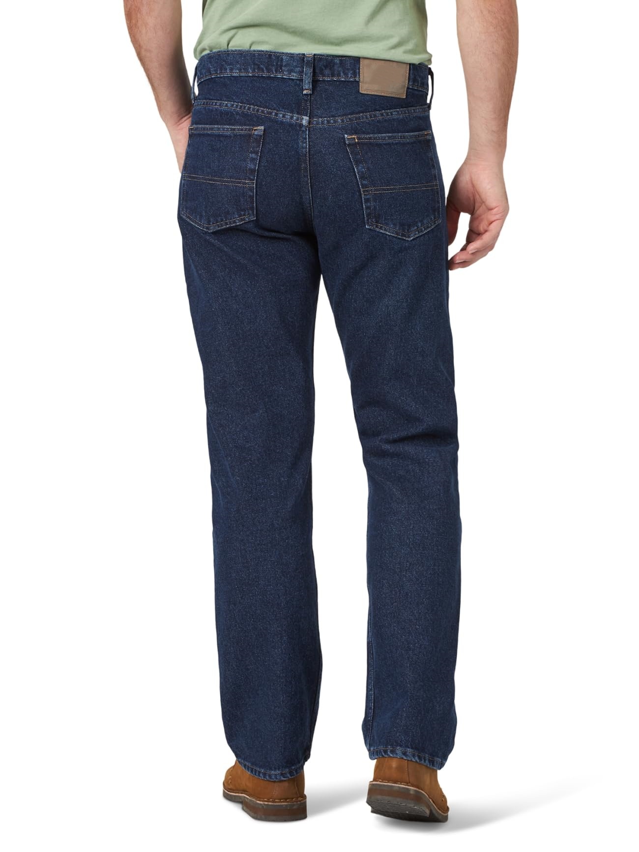 Men's Classic Five-Pocket Loose Stretch Jeans