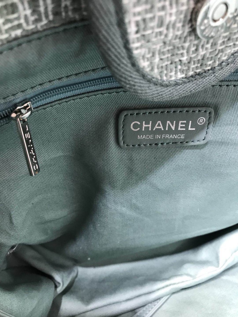 CHANEL Medium Tote grey1- A66941