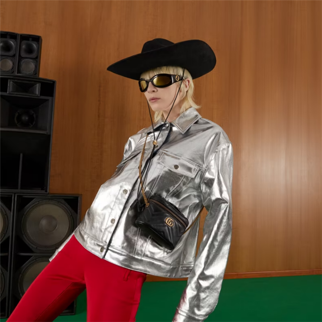 GG Marmont mini top handle bag