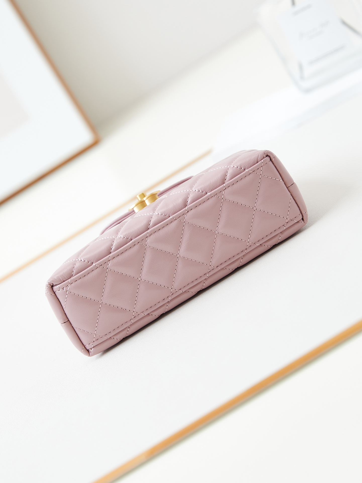 CHANEL Mini Shopping Bag kelly Light Pink - AS4416