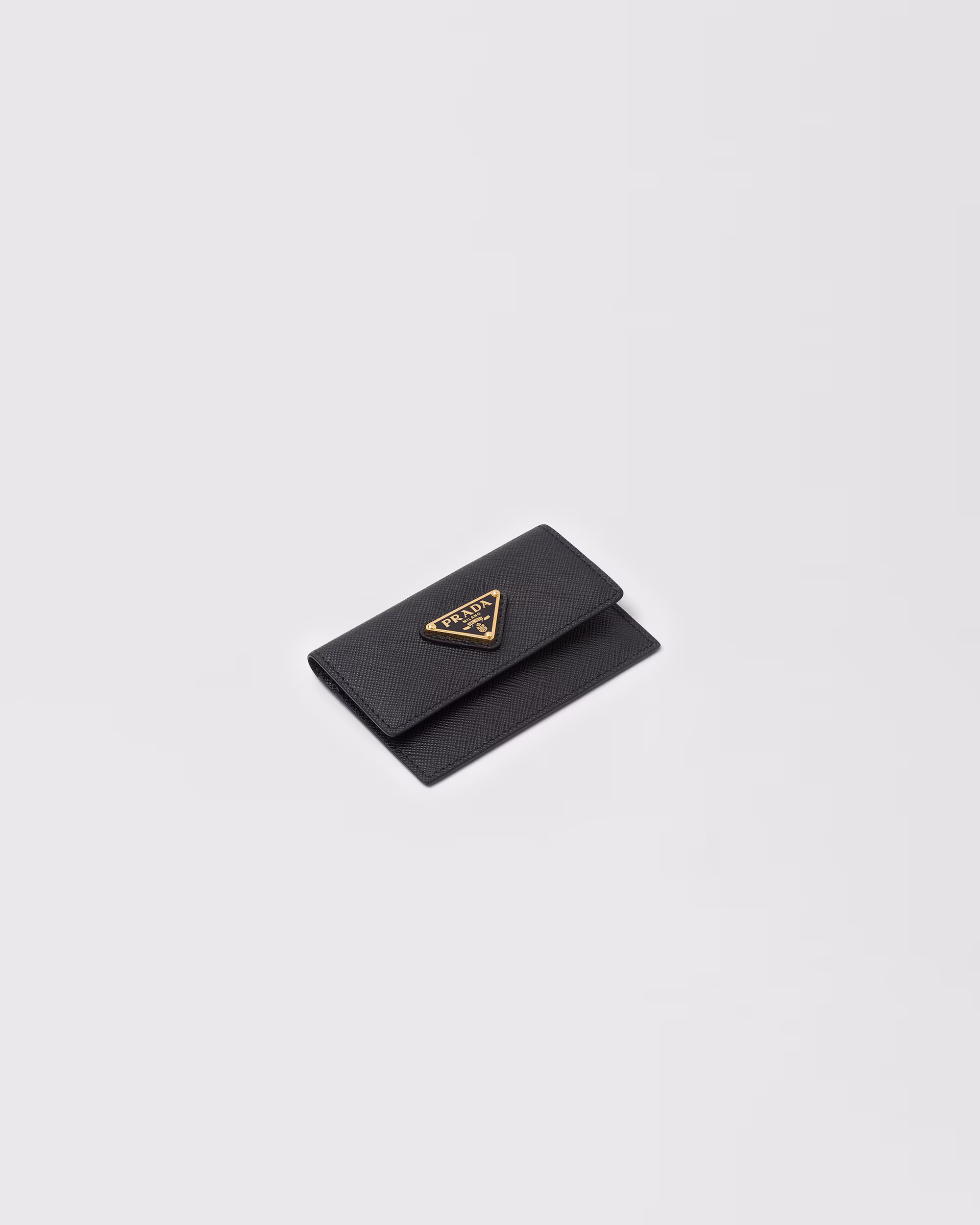 Saffiano leather card holder