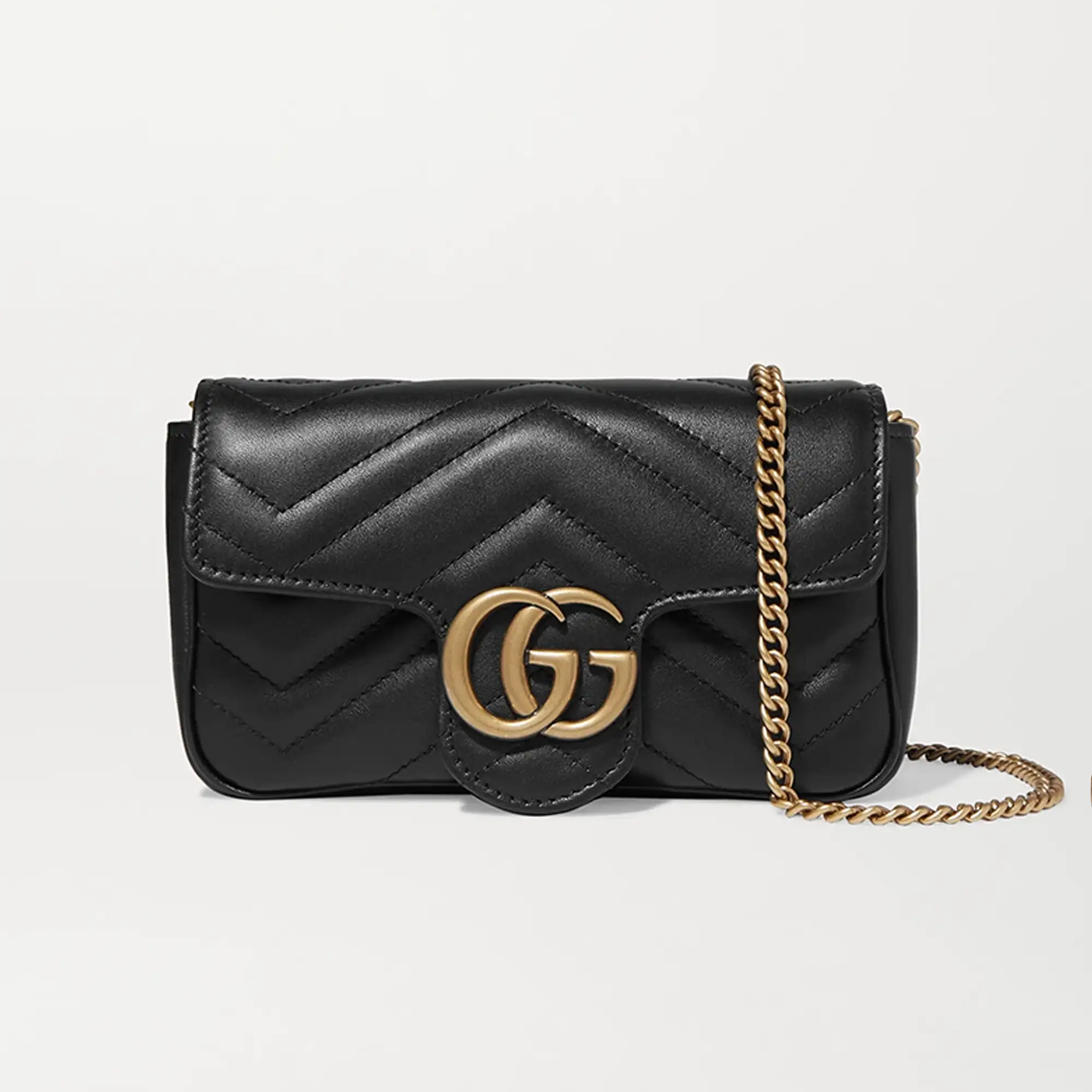 GG Marmont Matelass Black Mini Bag