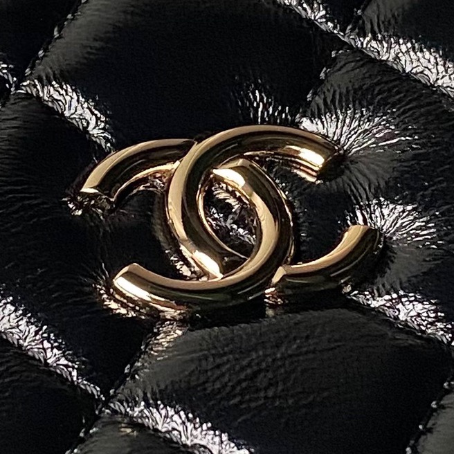 CHANEL Small Tote Black-AS5130