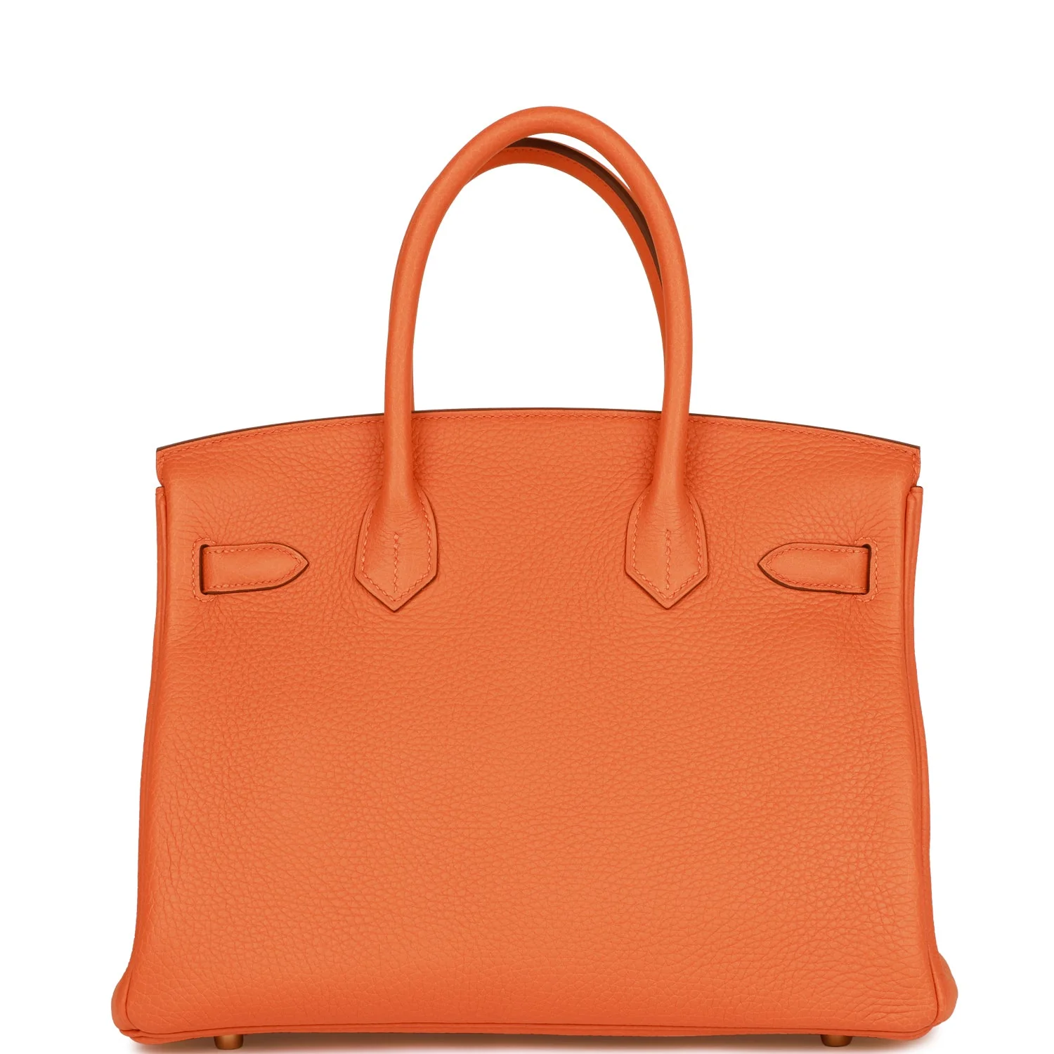 Birkin 30 Orange Clemence Gold Hardware