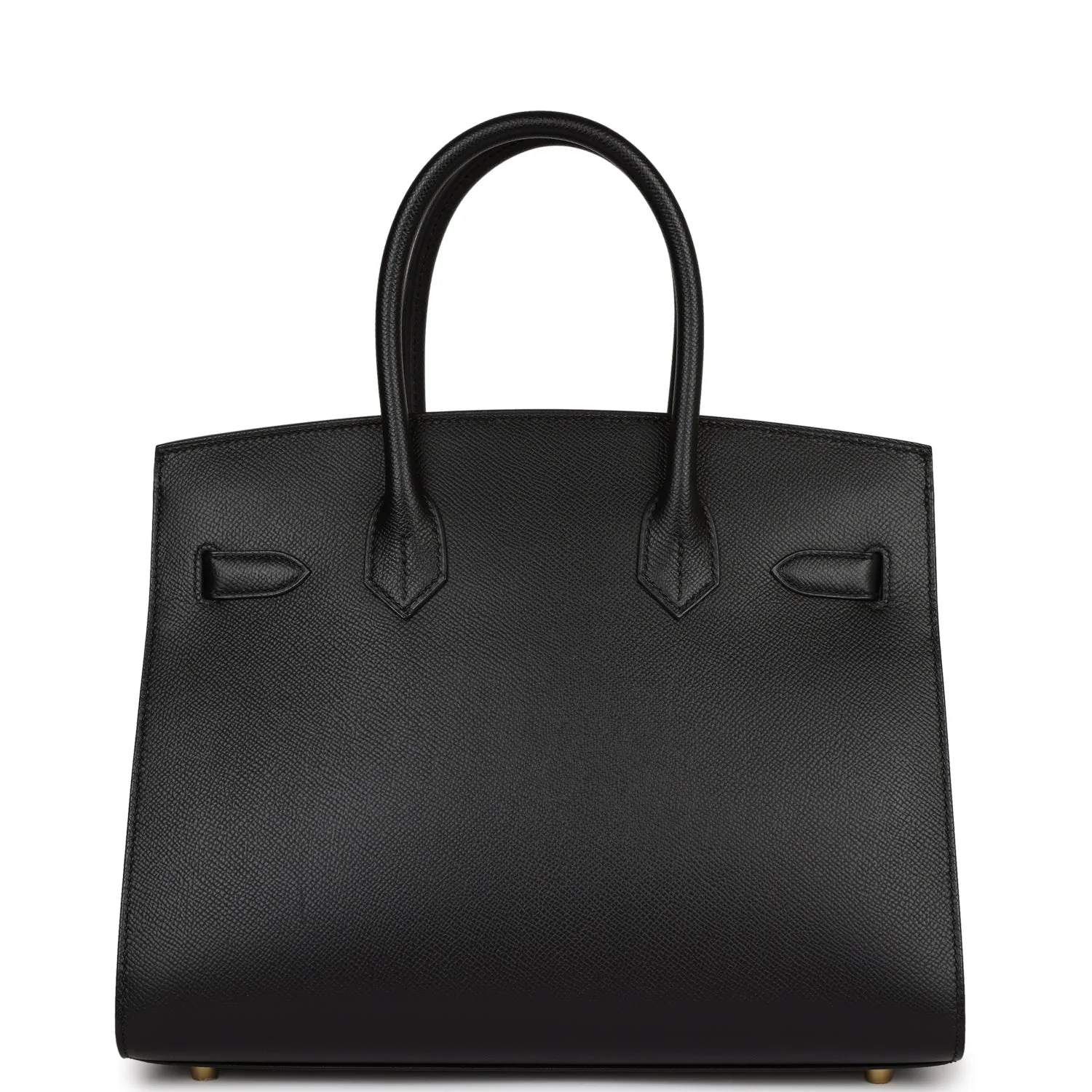 Birkin Sellier 30 Black Epsom Gold Hardware