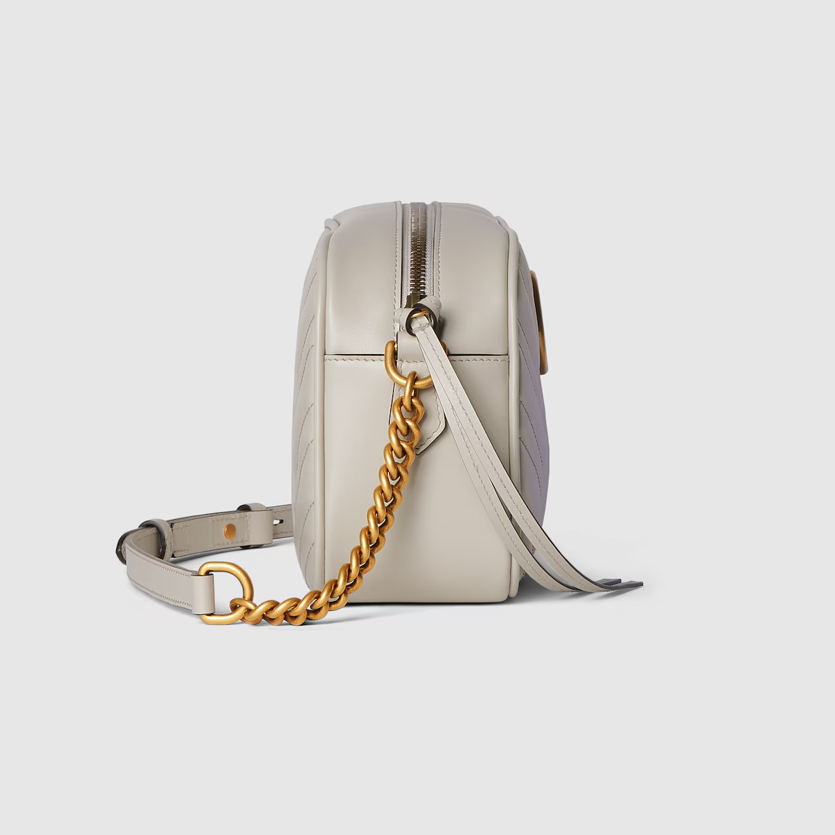 GG Marmont Small Shoulder Bag Grey