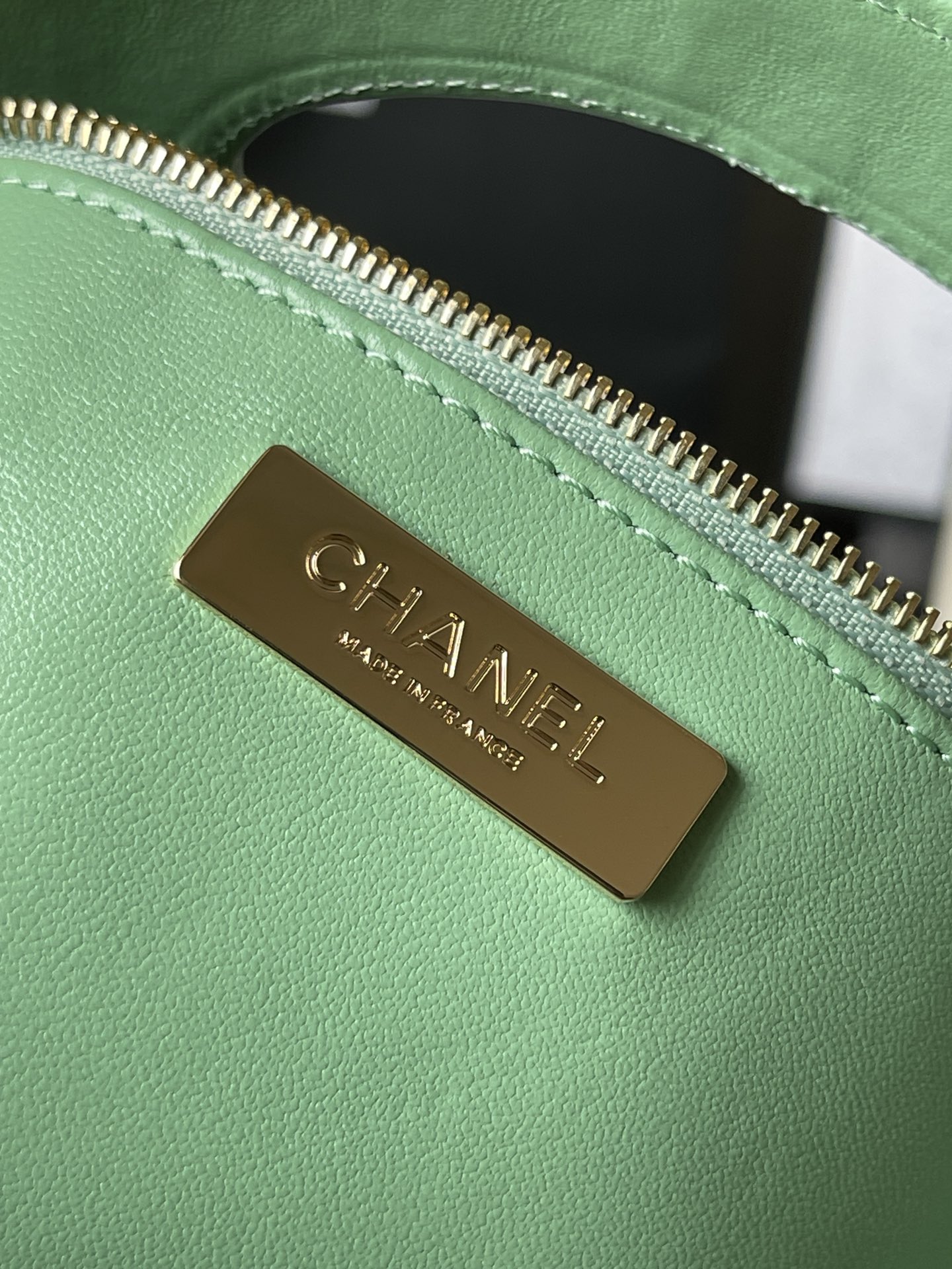 CHANEL Shopping Bag Green-AS4854