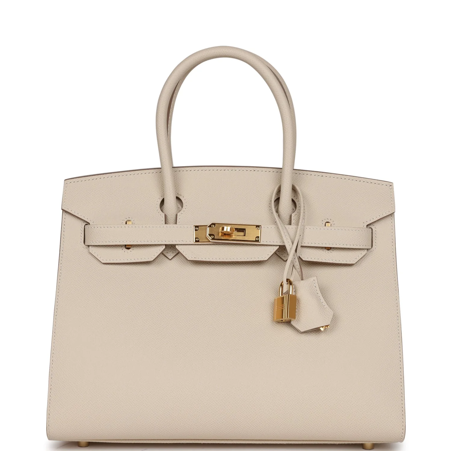 Birkin Sellier 30 Craie Epsom Gold Hardware