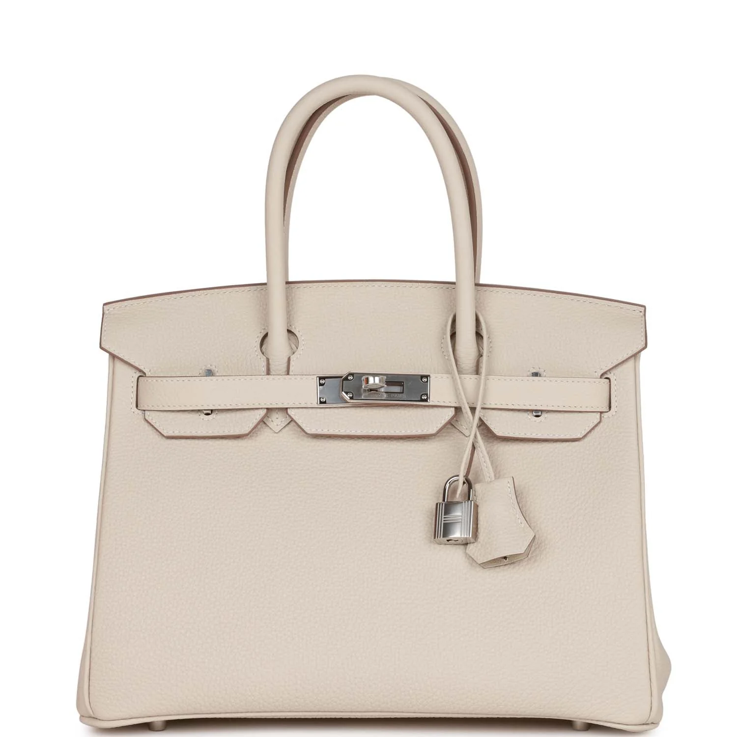 Birkin 30 Craie Togo Palladium Hardware