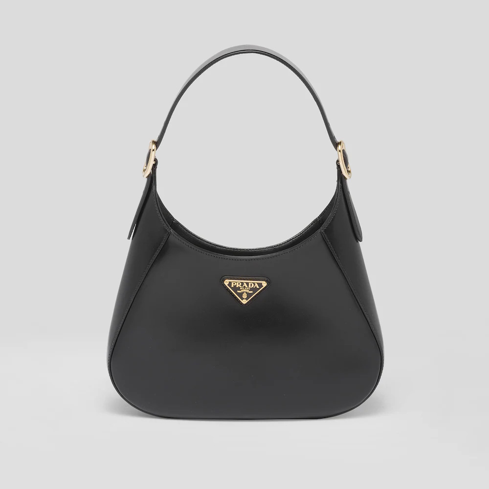 Leather shoulder bag