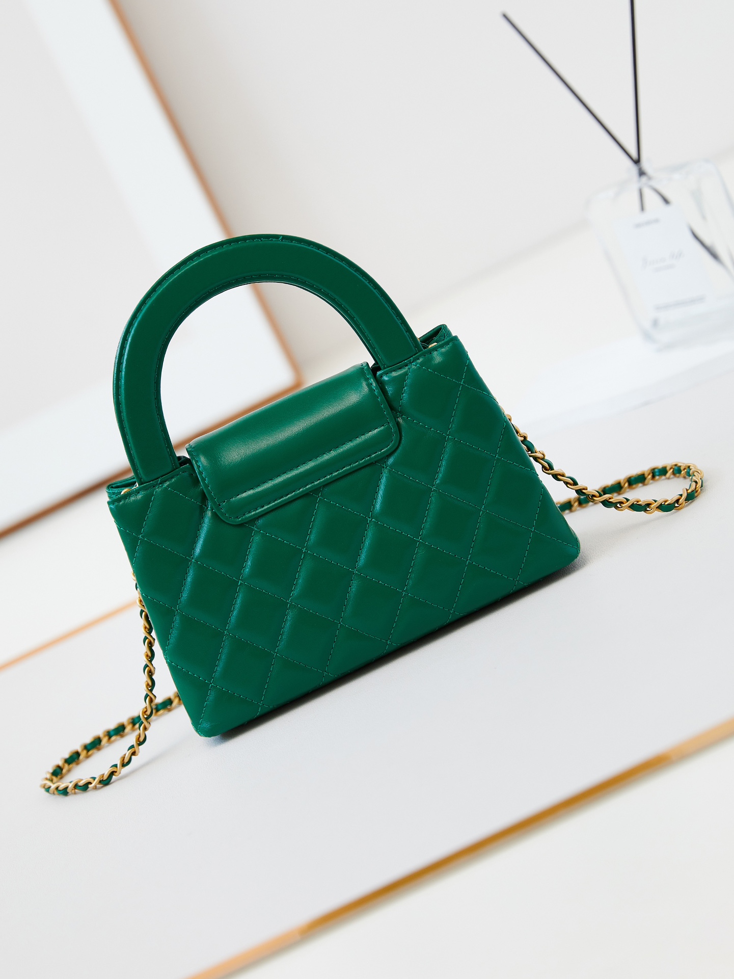CHANEL Mini Shopping Bag kelly Green - AS4416