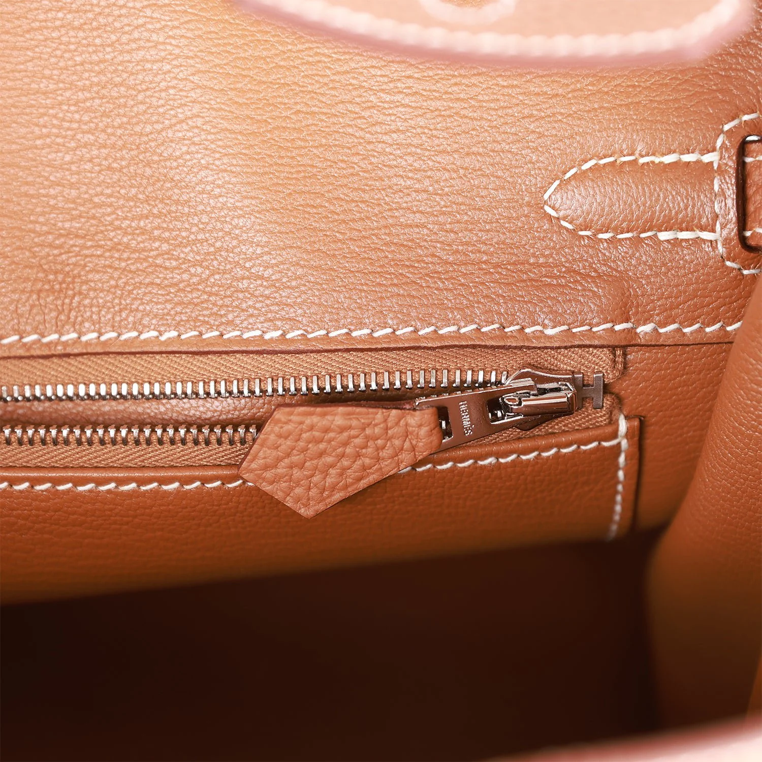 Birkin 25 Gold Togo Palladium Hardware