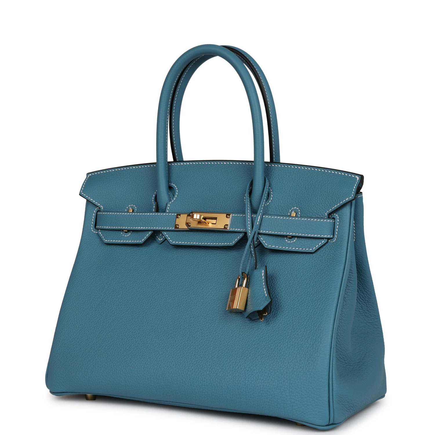 Birkin 30 Blue Jean Togo Gold Hardware