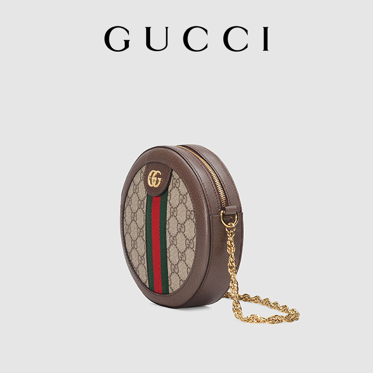 Ophidia Mini GG Round Shoulder Bag