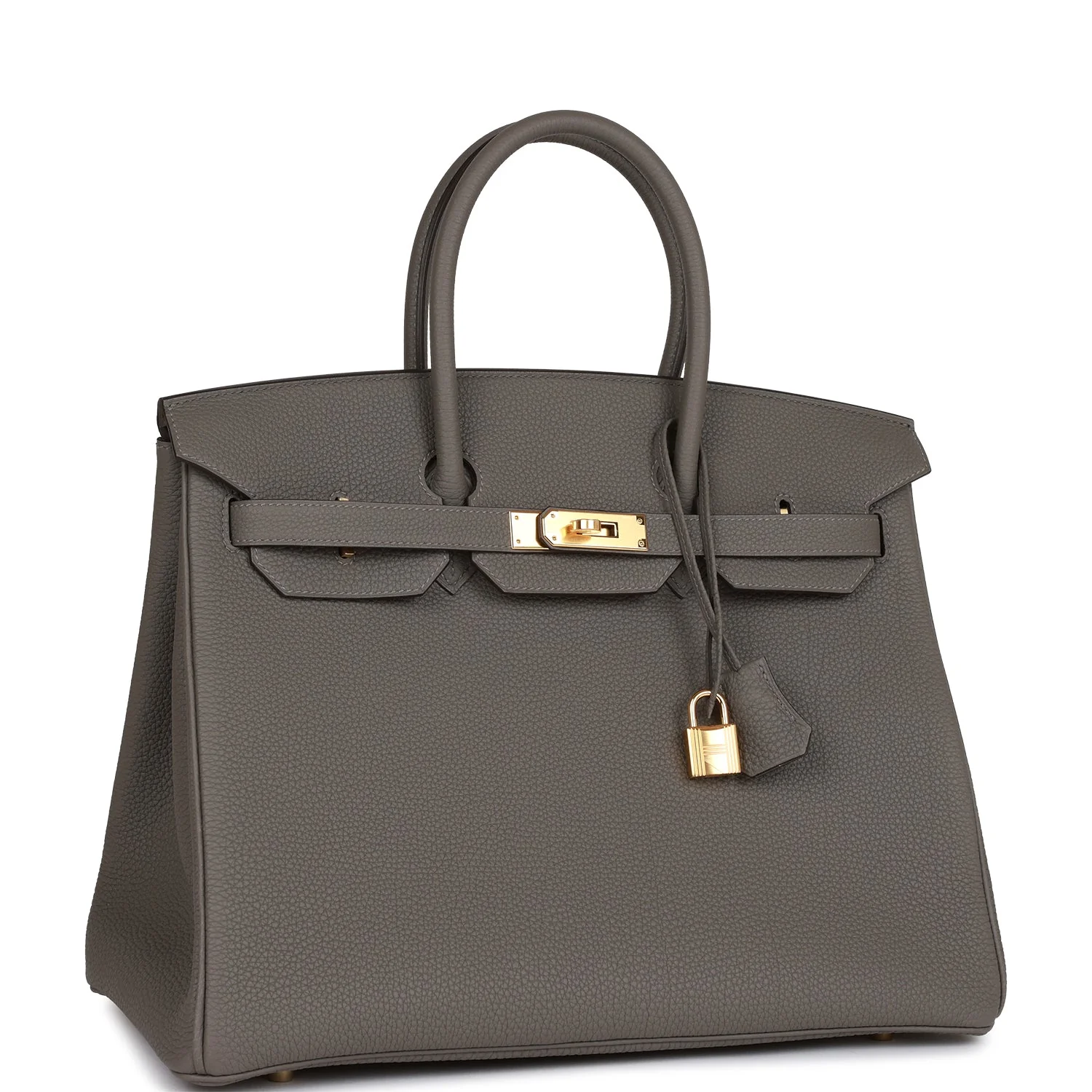 Birkin 35 Gris Meyer Togo Gold Hardware