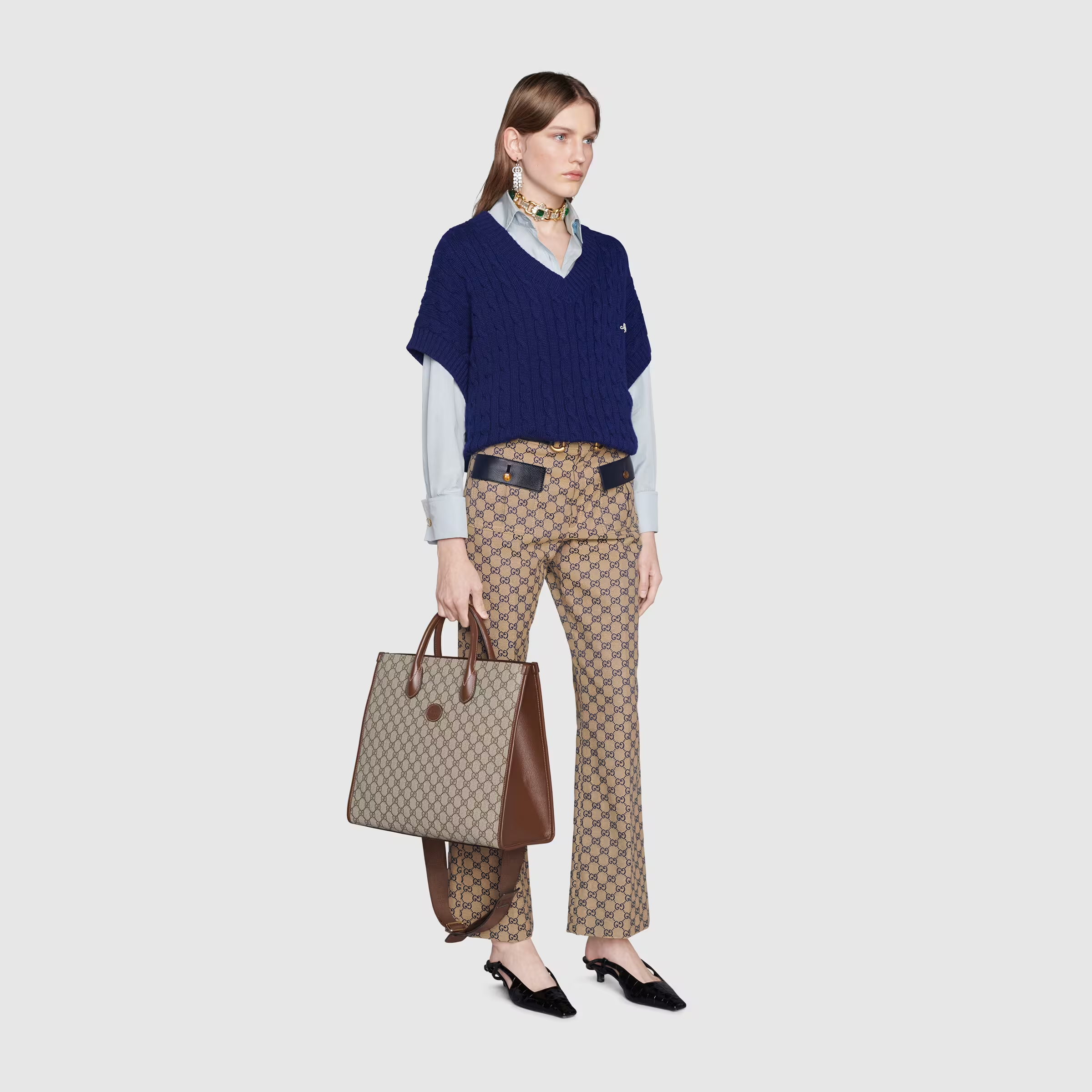 Medium tote with InterlockinGG G