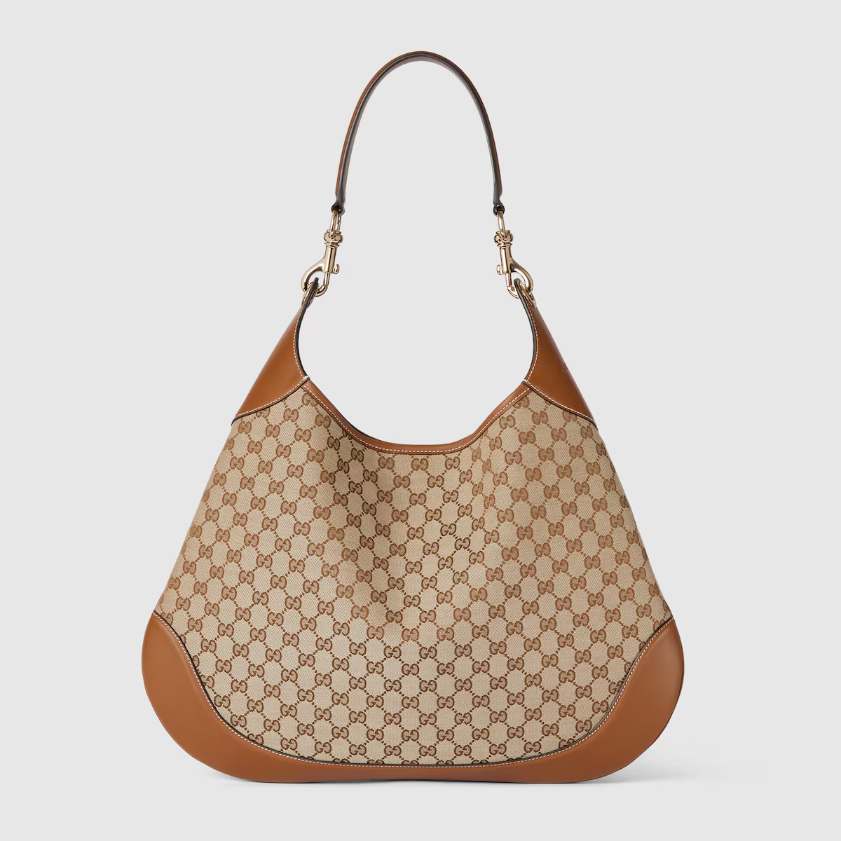Gucci B Large Shoulder Bag Brown
