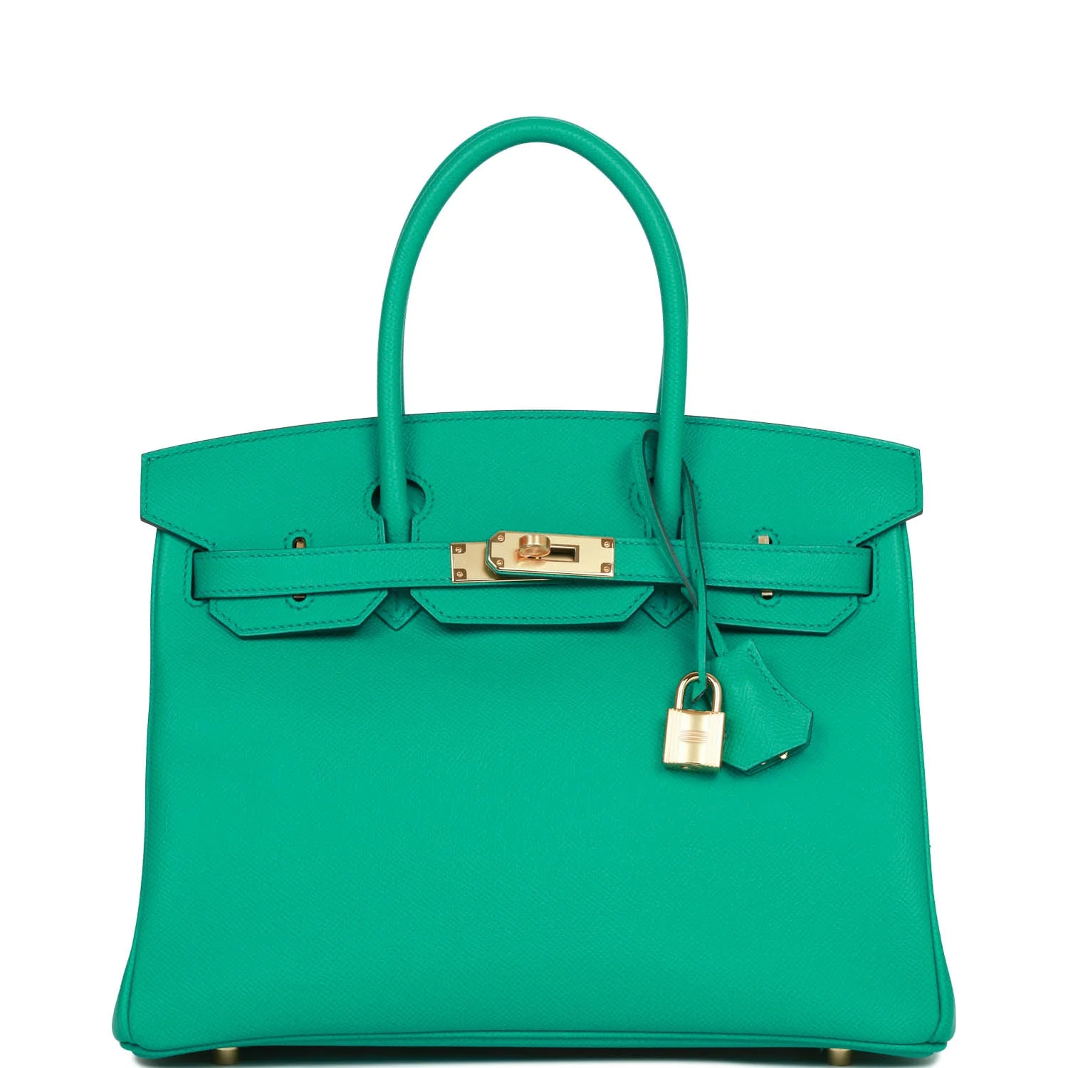 Birkin 30 Vert Jade Epsom Gold Hardware