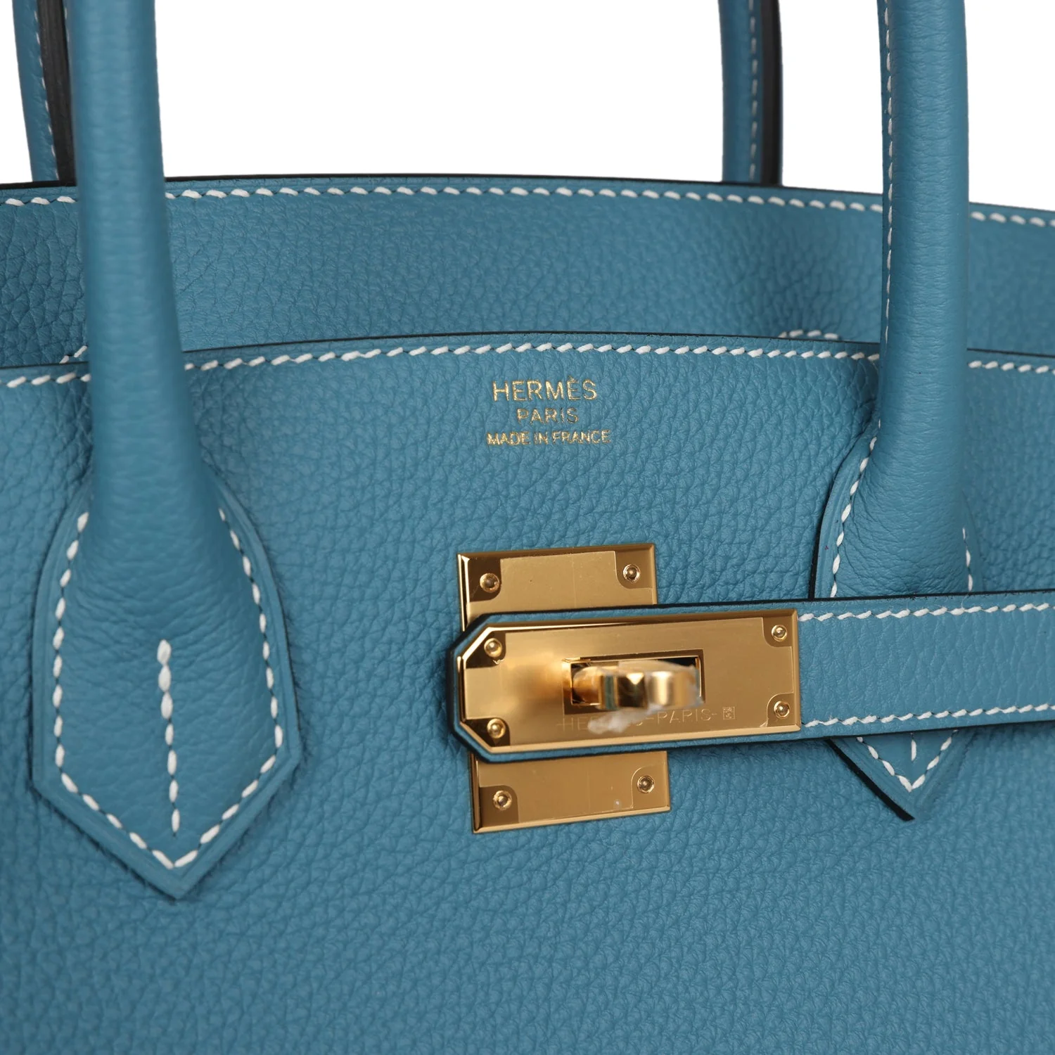 Birkin 30 Blue Jean Togo Gold Hardware