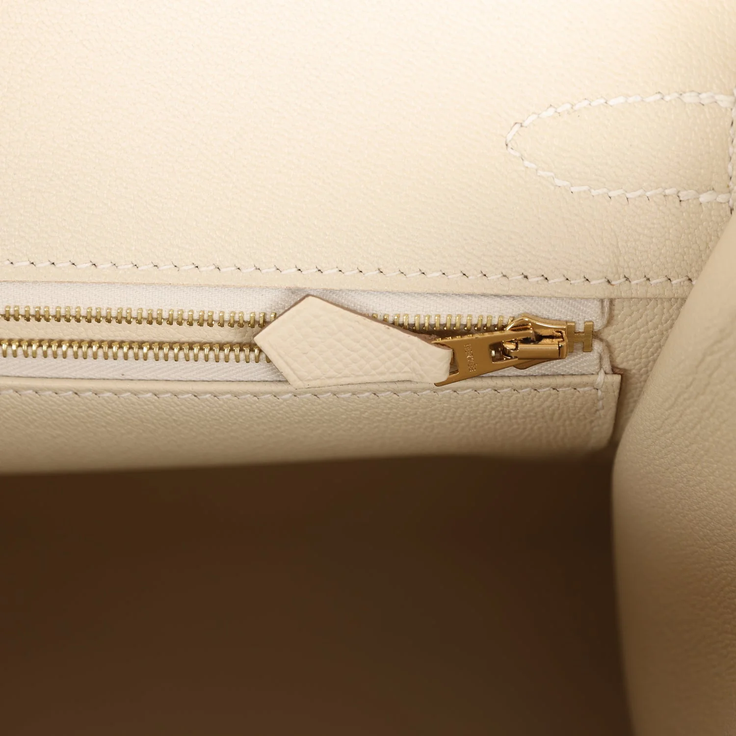 Birkin Sellier 30 Craie Epsom Gold Hardware