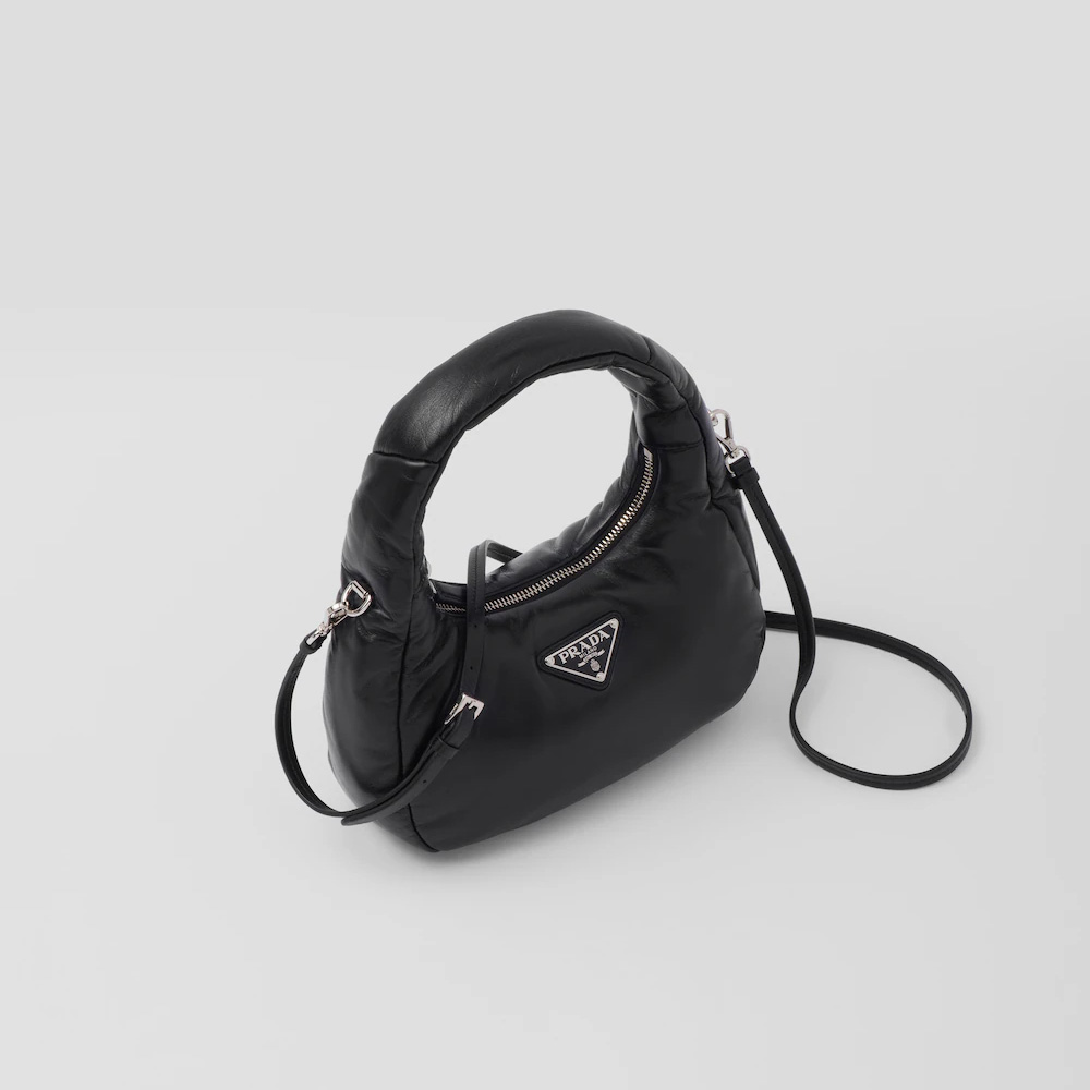 Soft padded nappa leather mini-bag