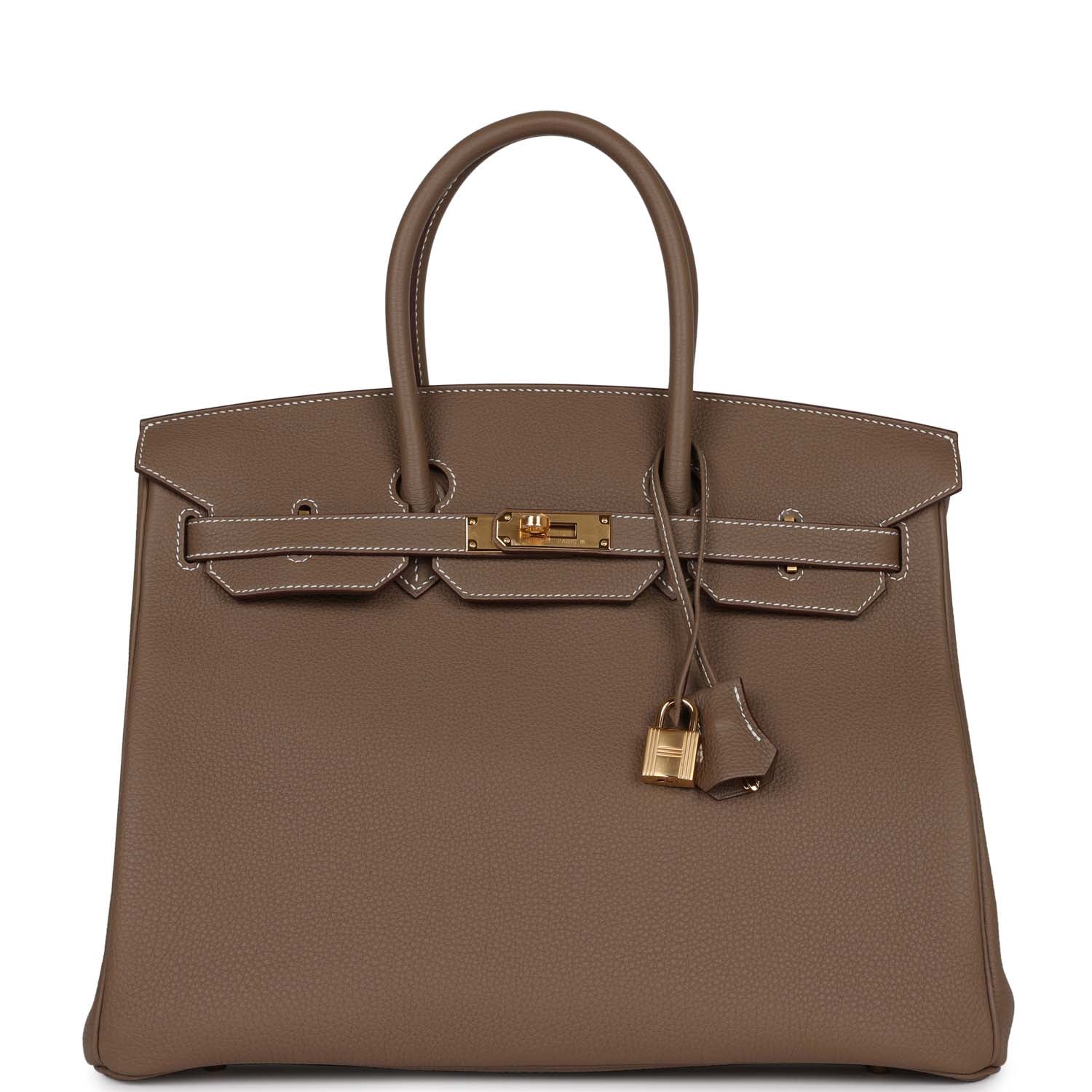 Birkin 35 Etoupe Togo Gold Hardware