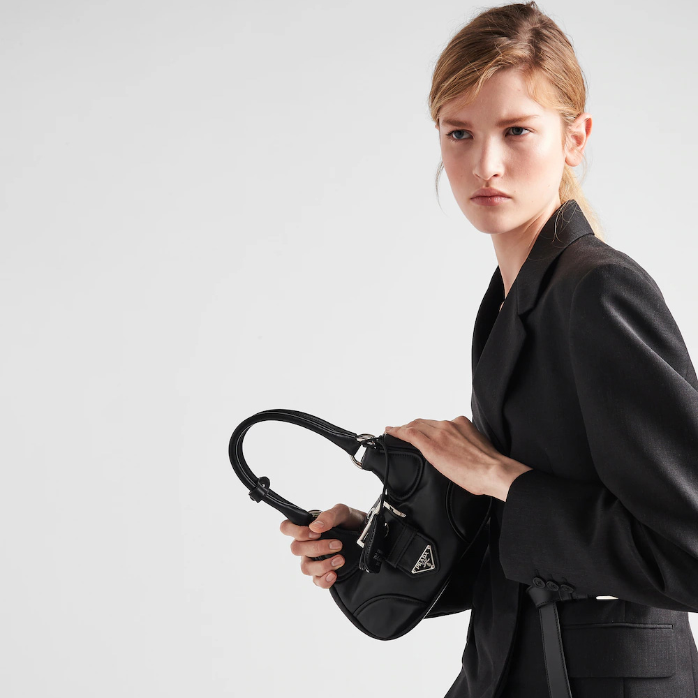 Moon padded nappa-leather bag