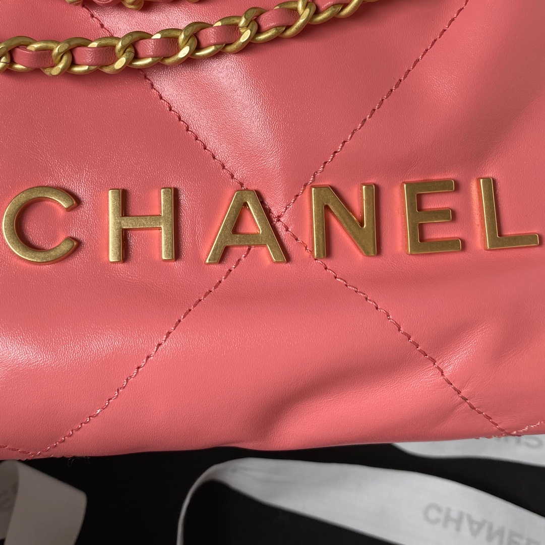 CHANEL 22 Mini Handbag Pink-AS3980