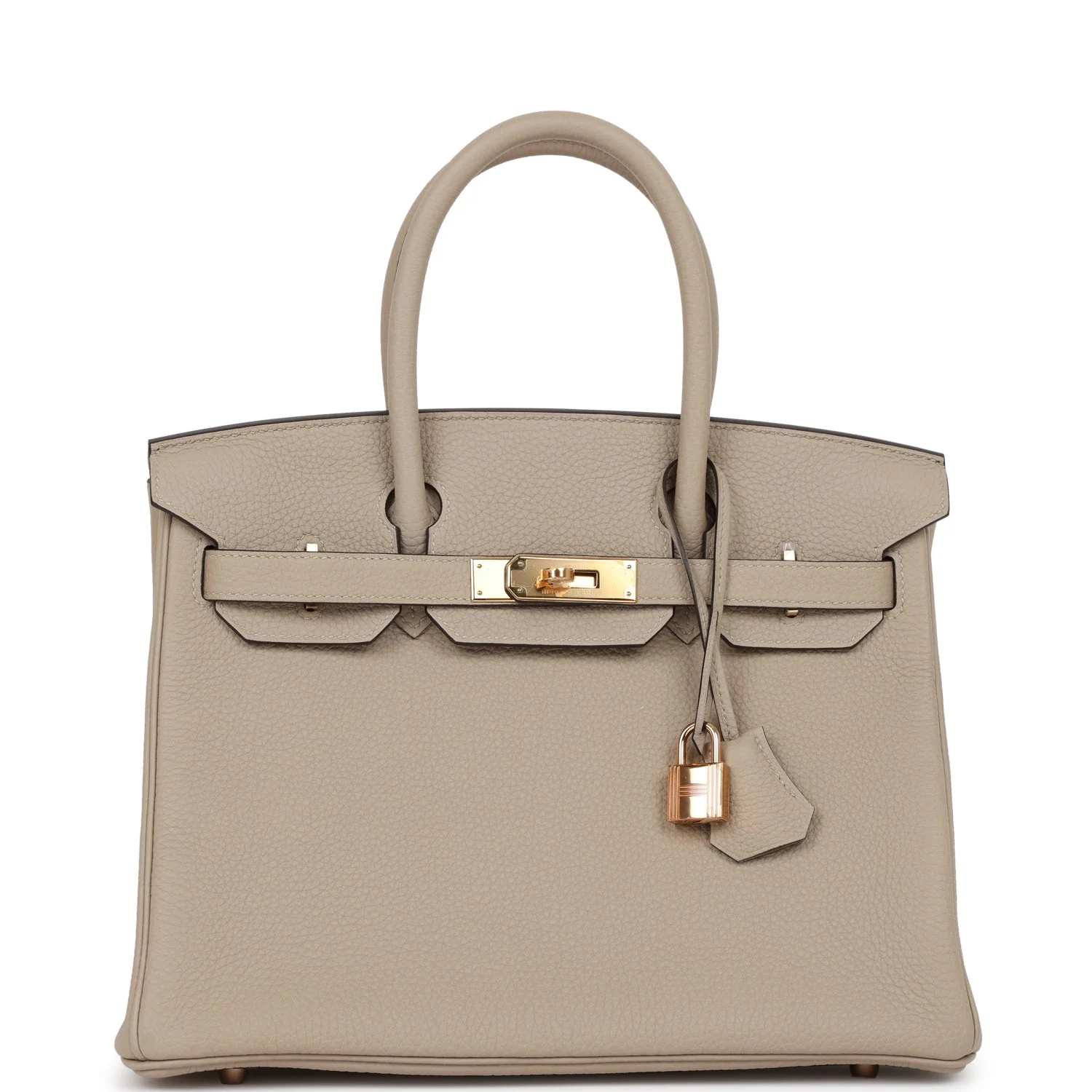 Birkin 30 Gris Tourterelle Togo Rose Gold Hardware