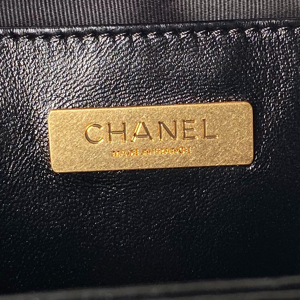 CHANEL Mini/Small Bag with Top Handle Black-AS4958