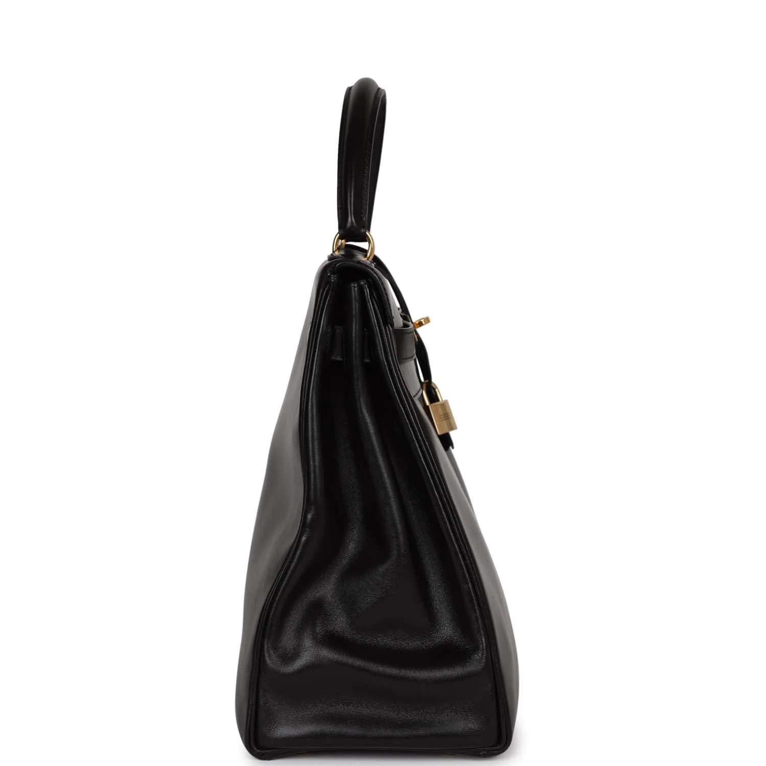 Kelly 35 Retourne Black Box Gold Hardware