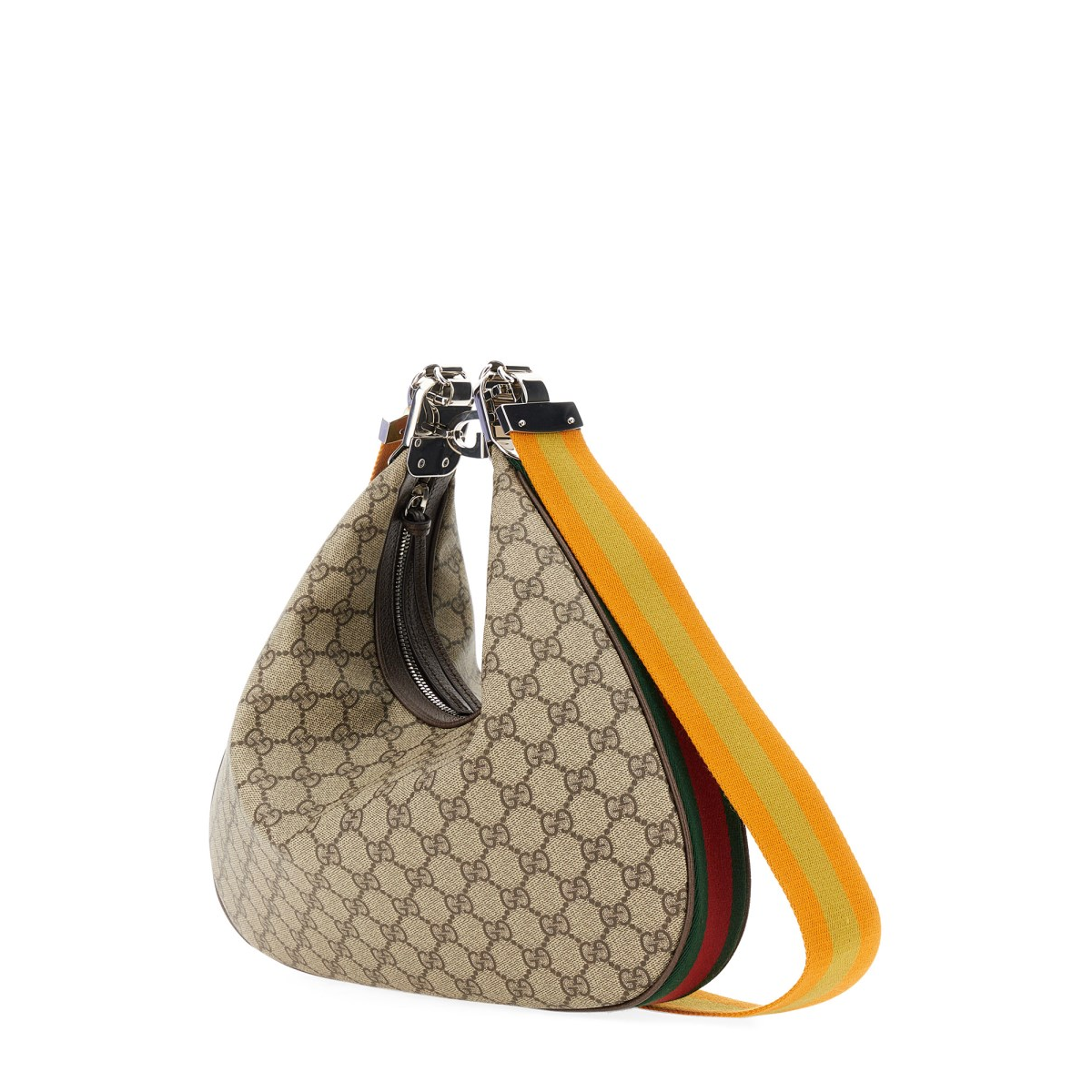 Attache Large Shoulder Bag Brown 702823