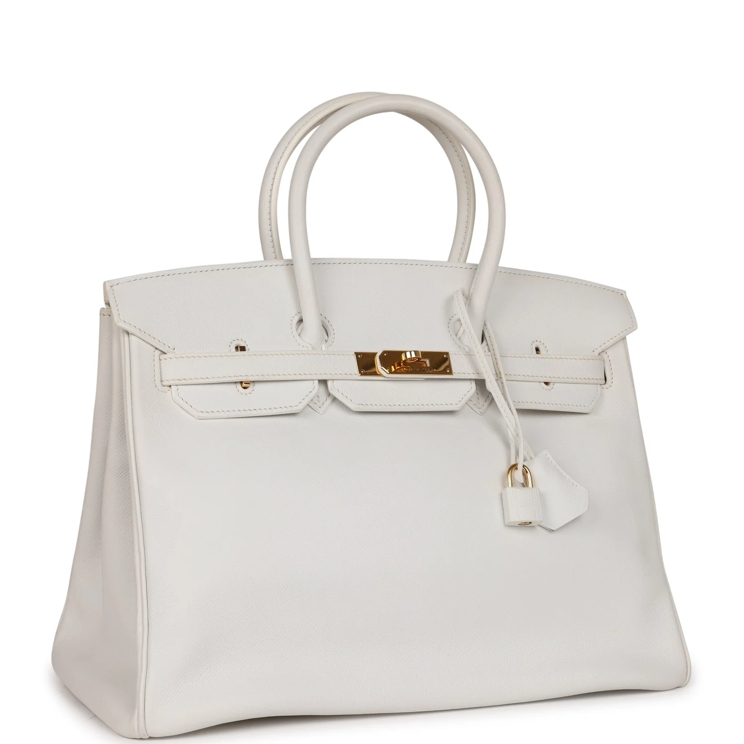Birkin 35 White Epsom Gold Hardware