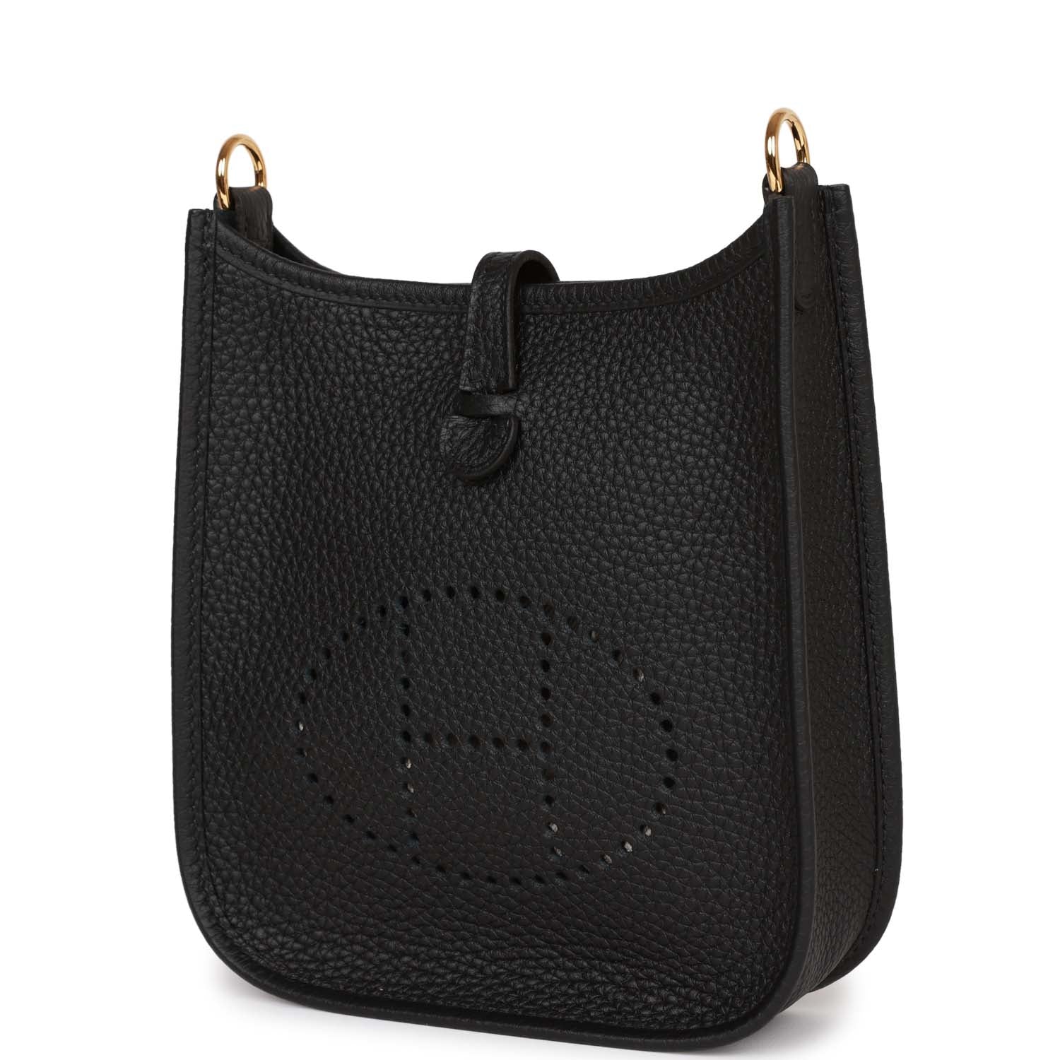 Evelyne TPM Black Clemence Gold Hardware