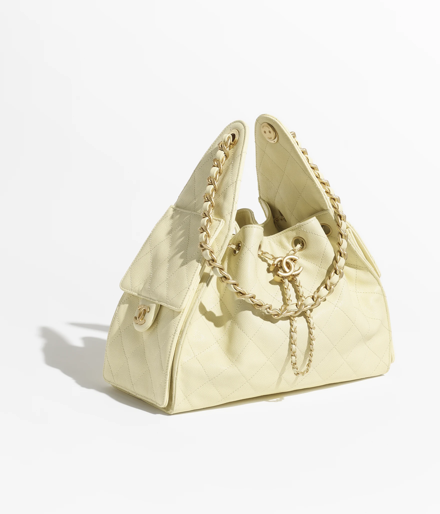 Chanel 25 Small Handbag Yellow