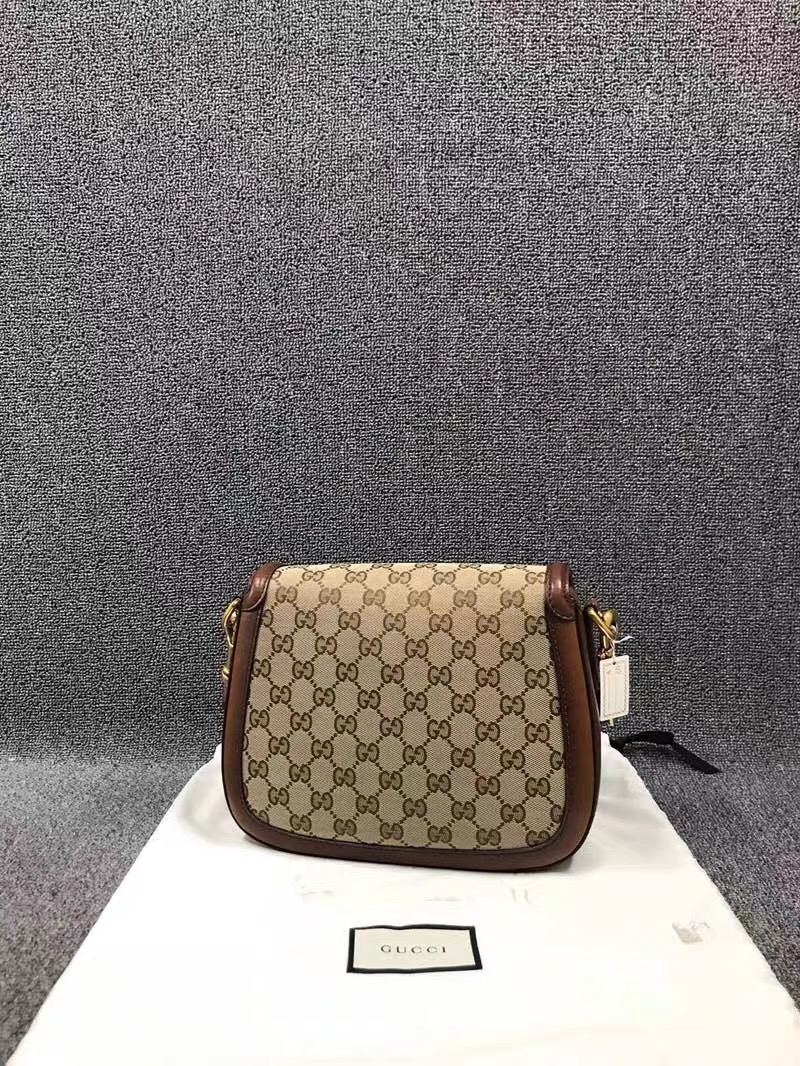 Ebony GG Lady Web Shoulder Bag