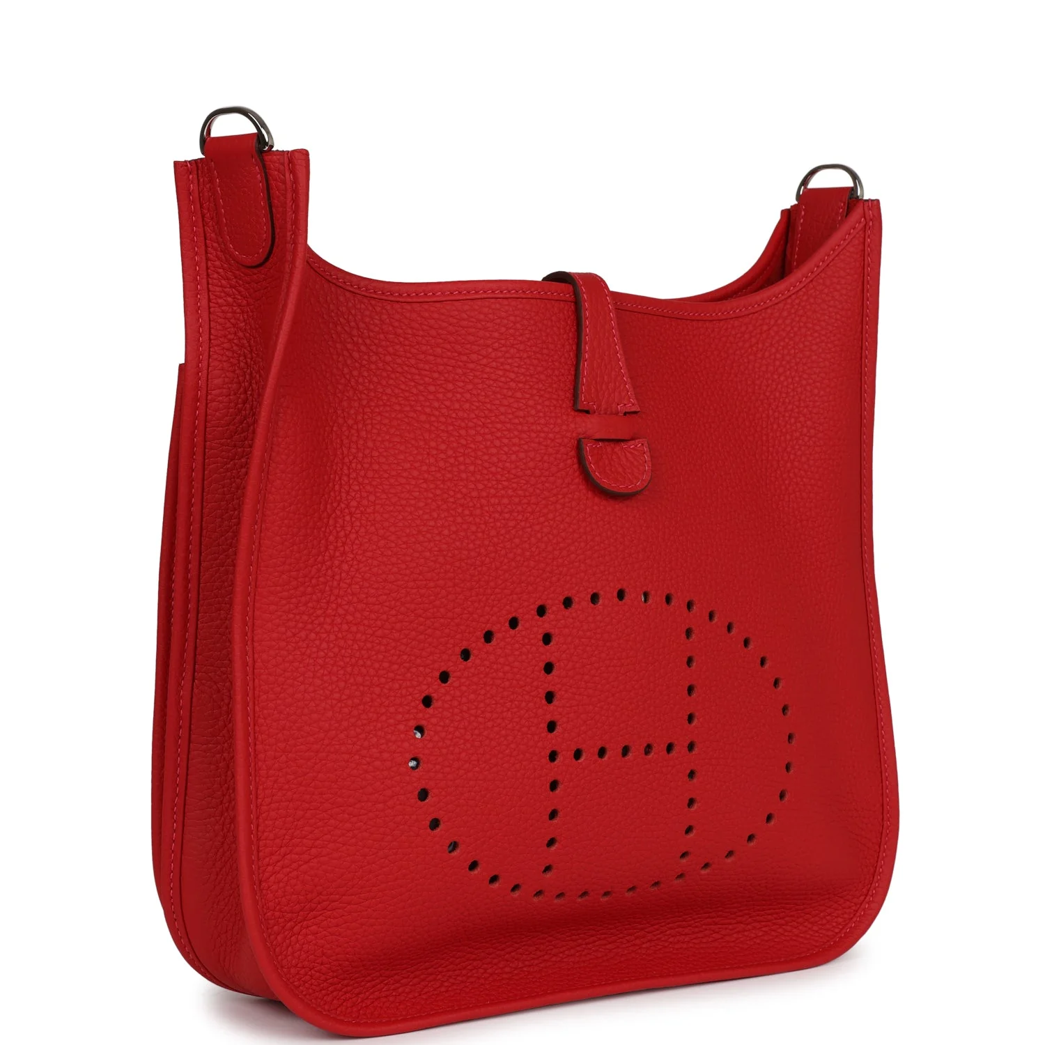 Evelyne III PM Vermillon Clemence Palladium Hardware