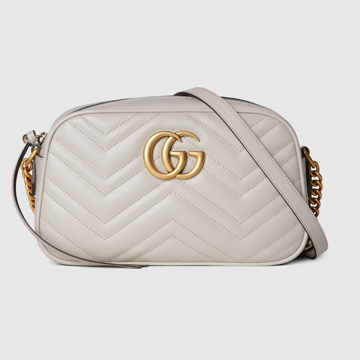 GG Marmont Small Shoulder Bag Grey