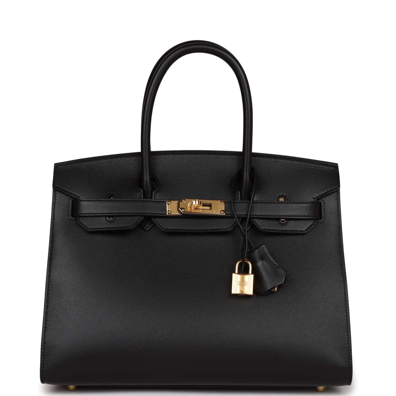 Birkin Sellier 30 Black Madame Gold Hardware